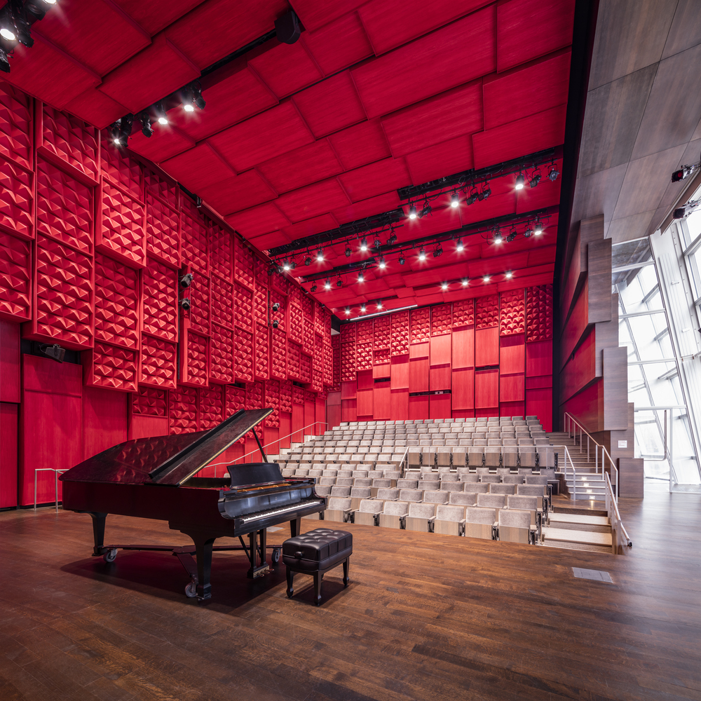 acoustic, Voxman Music Building by LMN Architects