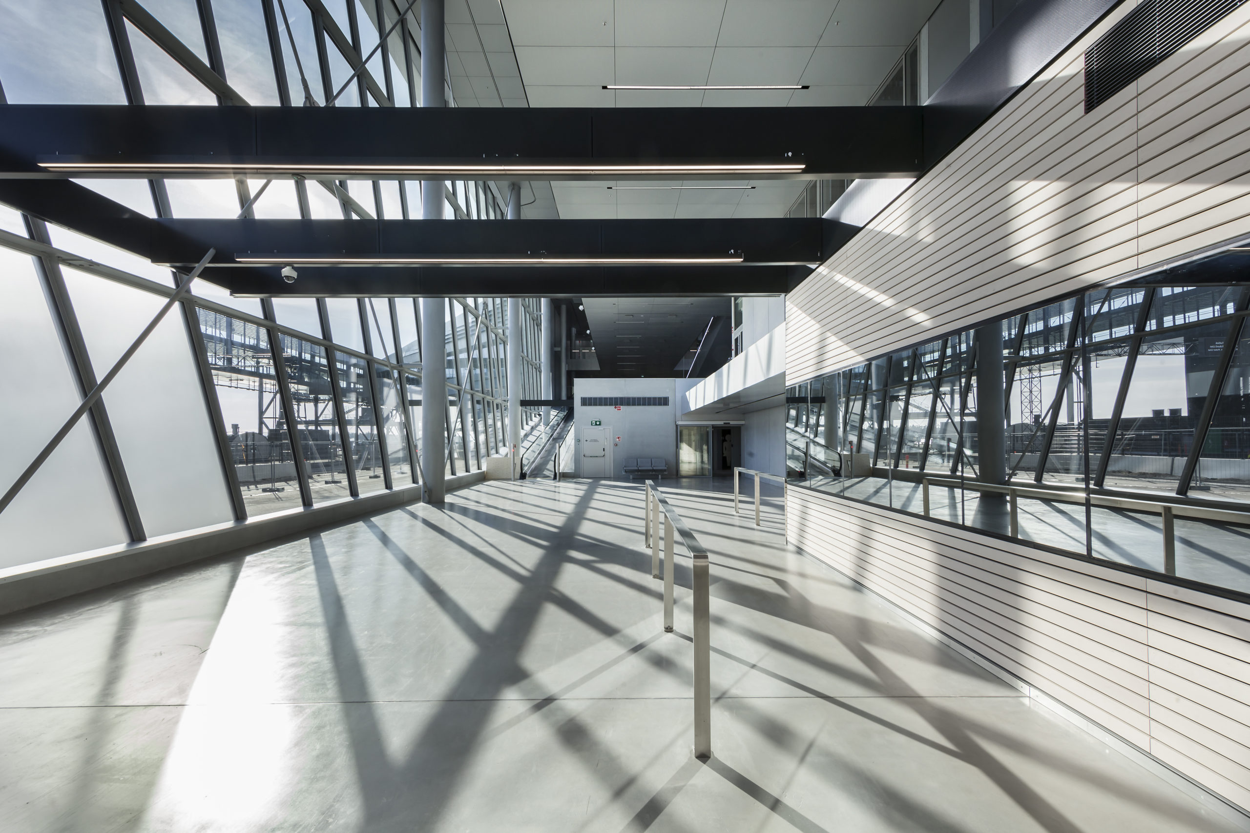 transport interiors West Terminal 2 by PES-Architects, Helsinki, Finland