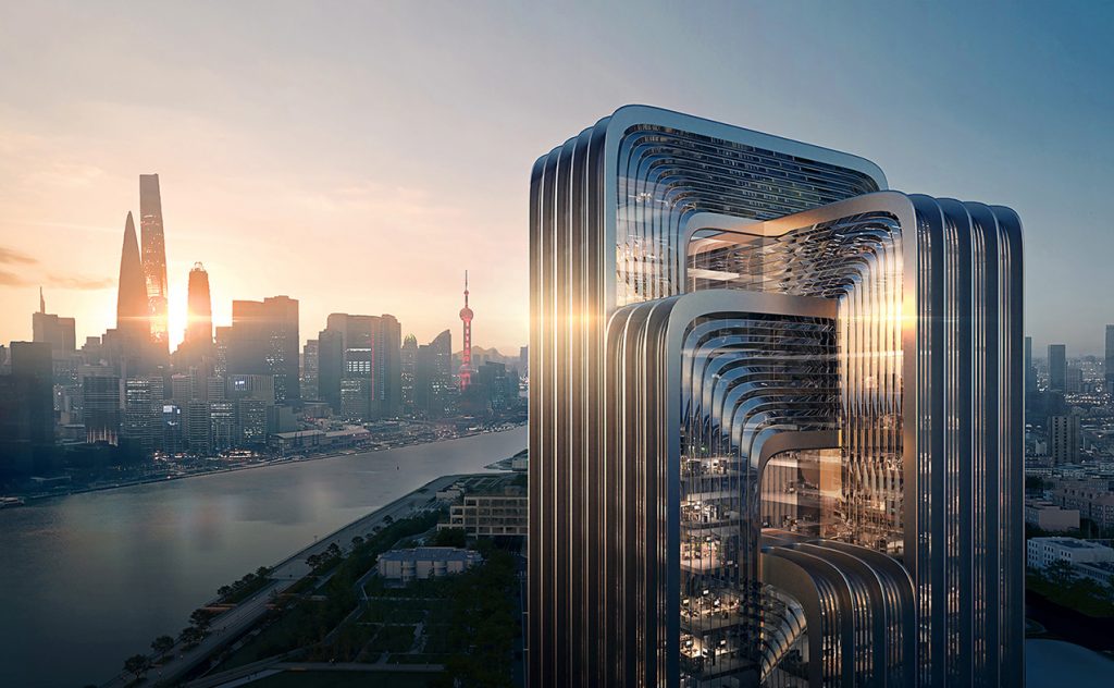 CECEP headquarters in shanghai by Zaha Hadid Architects