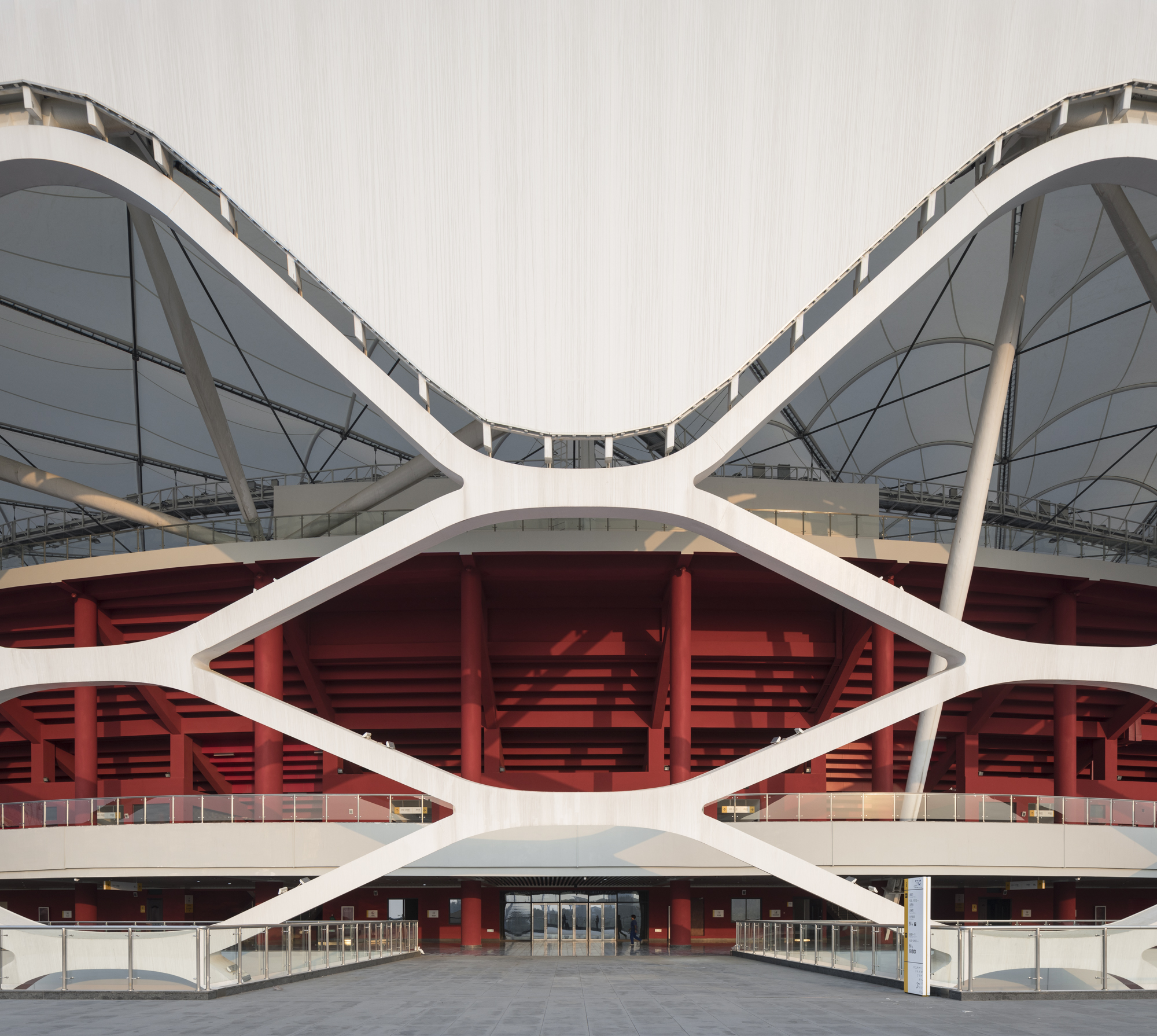 iconic stadiums Zaozhuang Stadium by Shanghai United Design Group, Shandong, China
