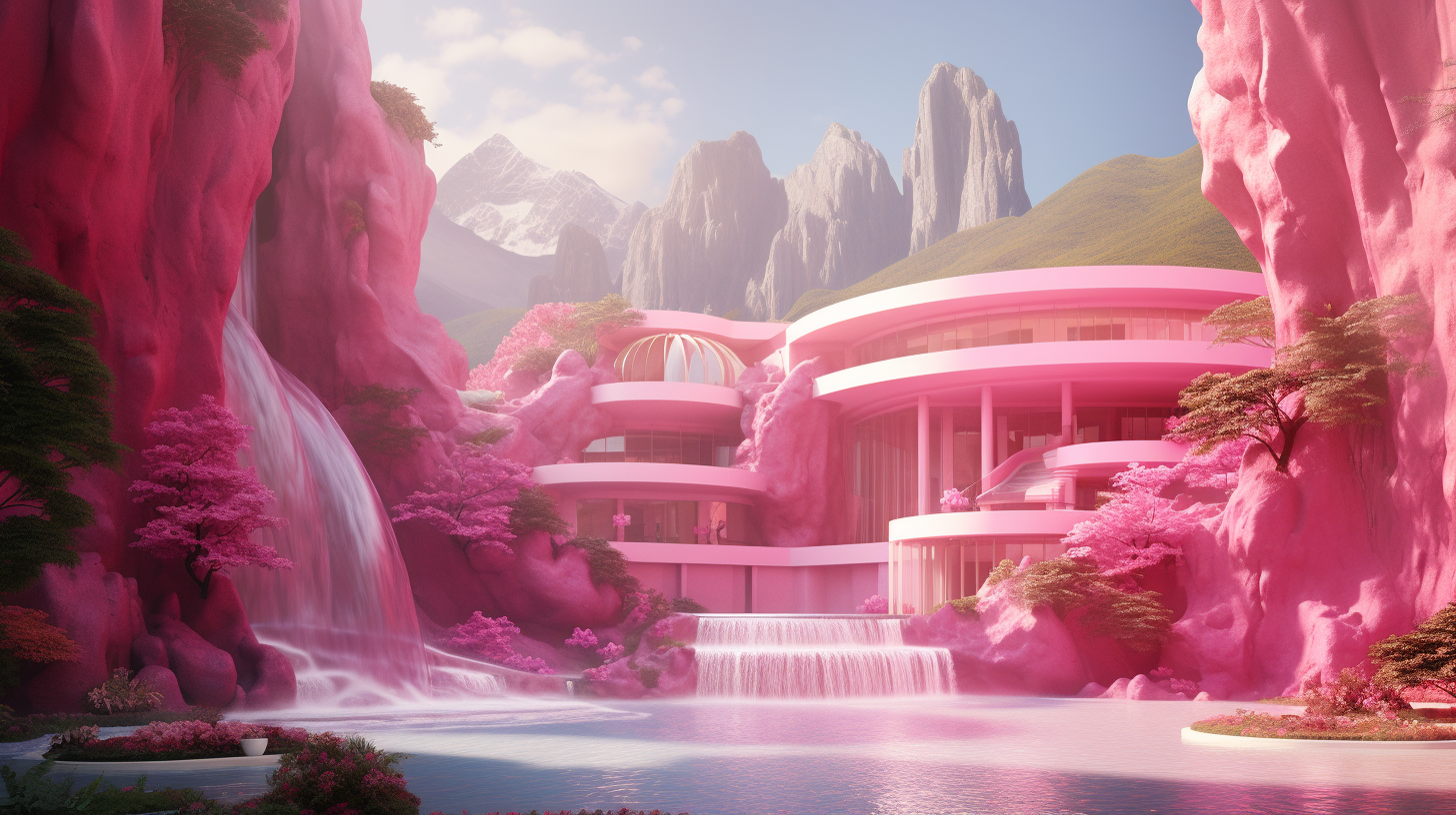 AI Photos Of Barbie Dreamhouse In Every US State