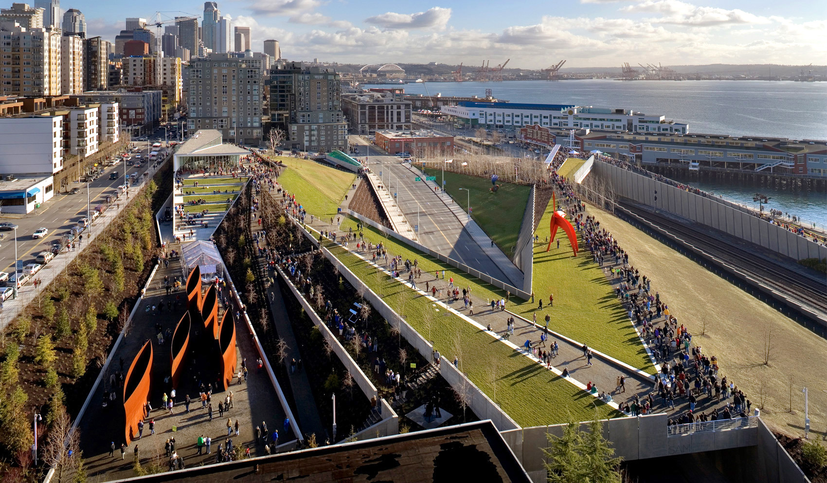 Seattle Art Museum: Olympic Sculpture park Seattle, WA, United States by WEISS/MANFREDI Architecture/Landscape/Urbanism