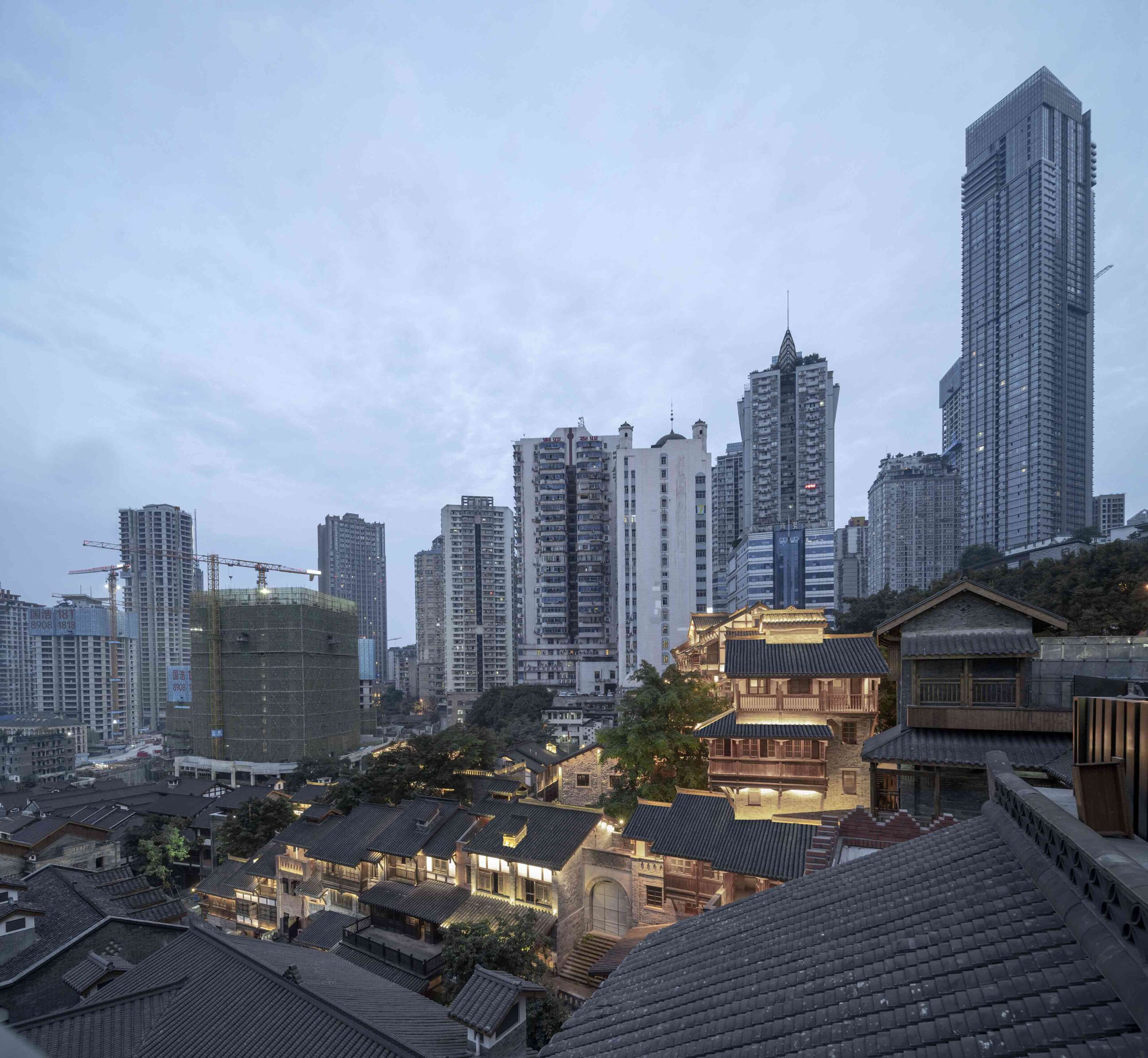 Chongqing Shibati Traditional Style Area by Beijing AN-Design Architects
