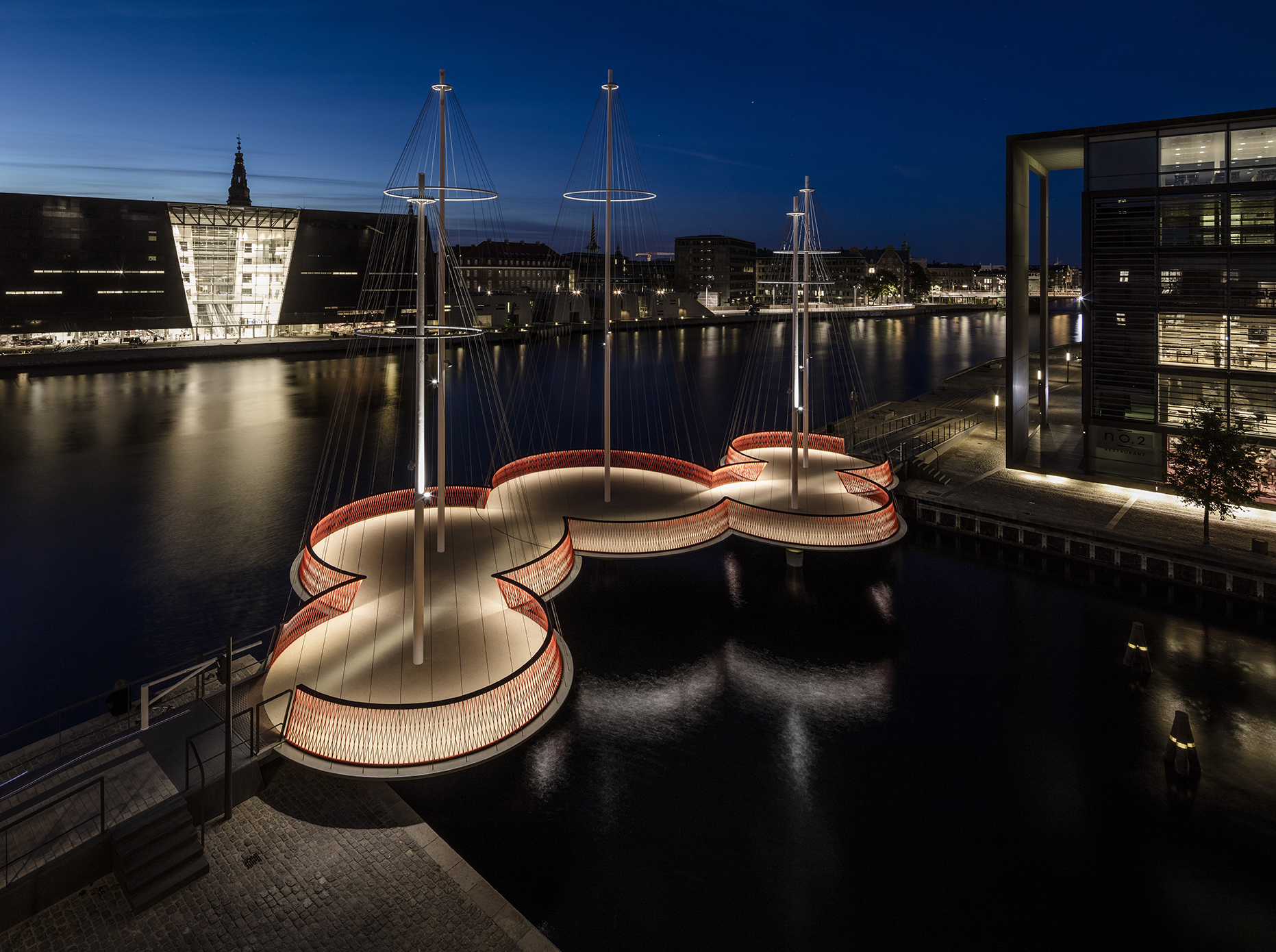 Cirkelbroen (Circle Bridge) by Olafur Eliasson, Copenhagen