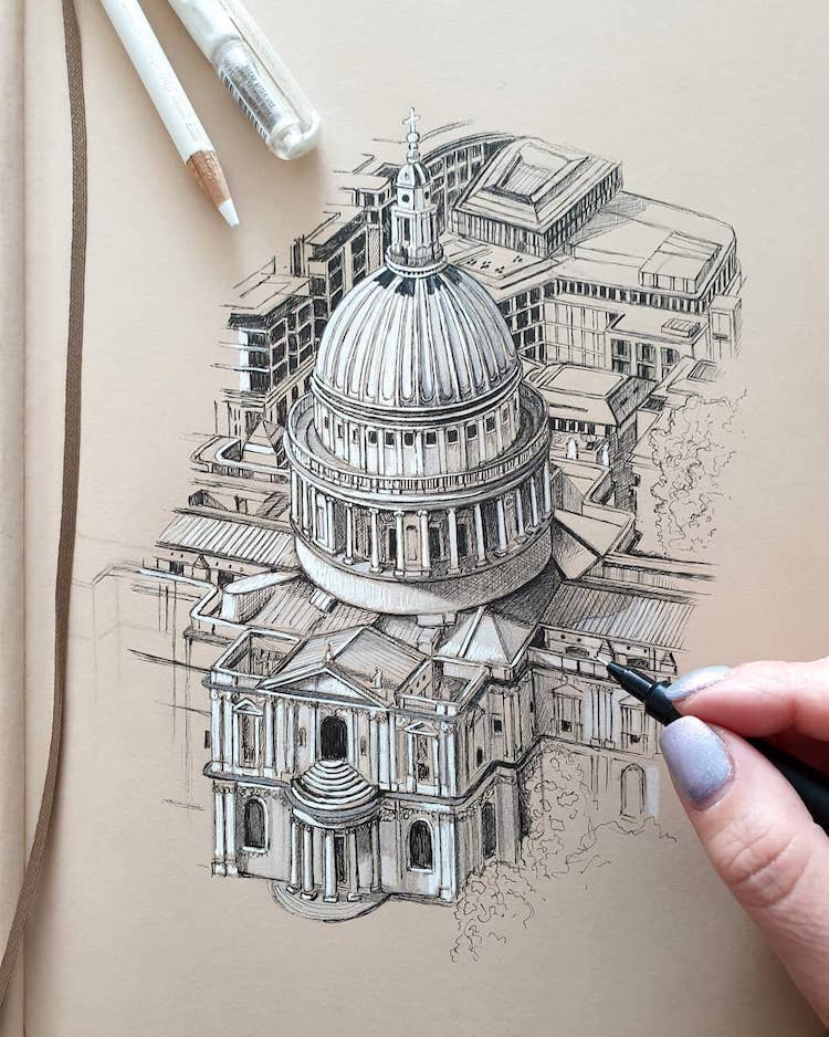 Demi Lang’s Stunning Sketches Highlight the Beauty of Traditional ...