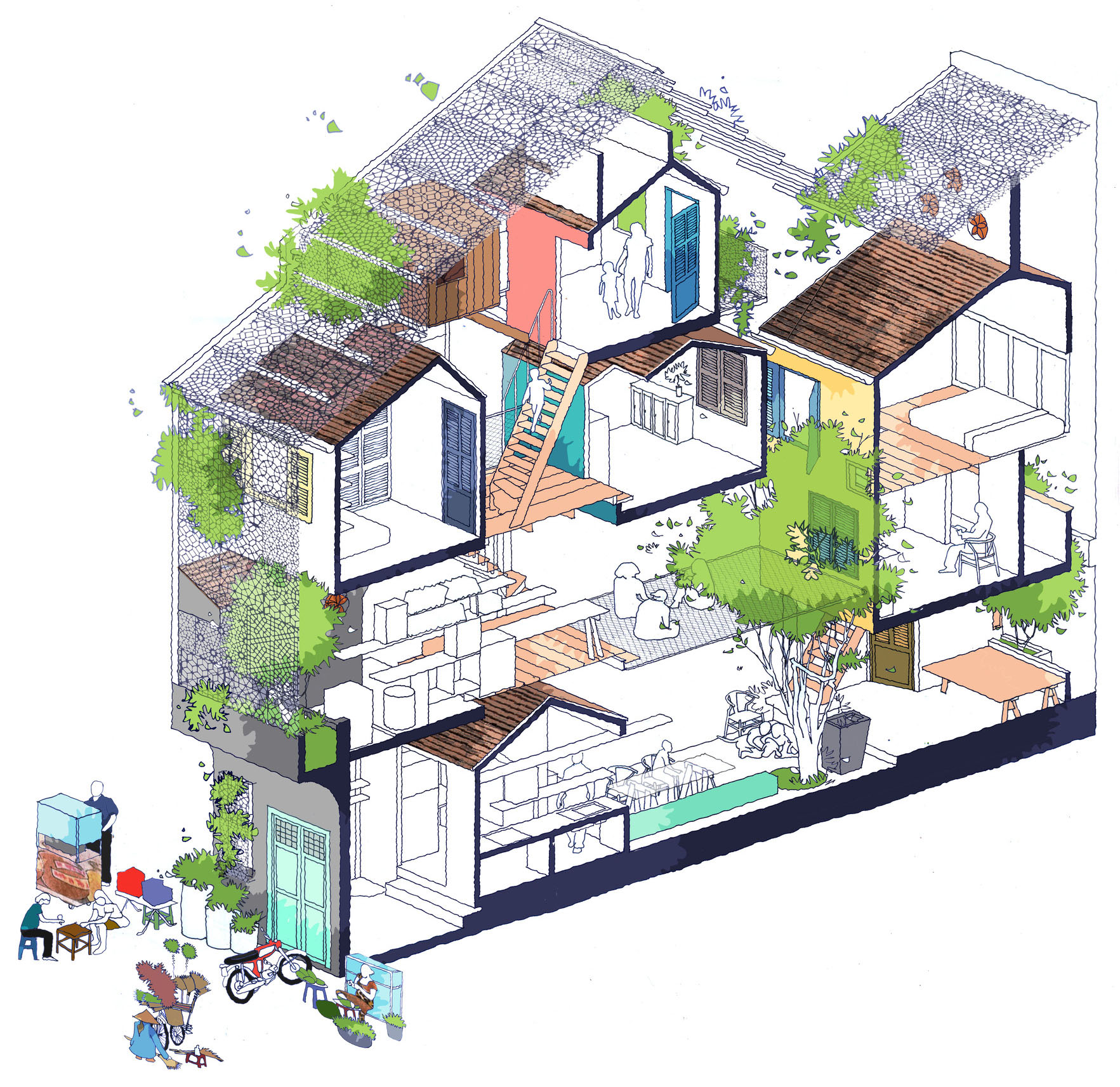 Architecture house plan drawing - psadocellular