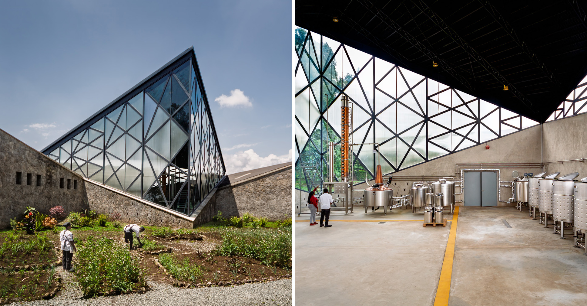 Distilling Typology: A Volcanic Stone Distillery That Reorients Industrial Space