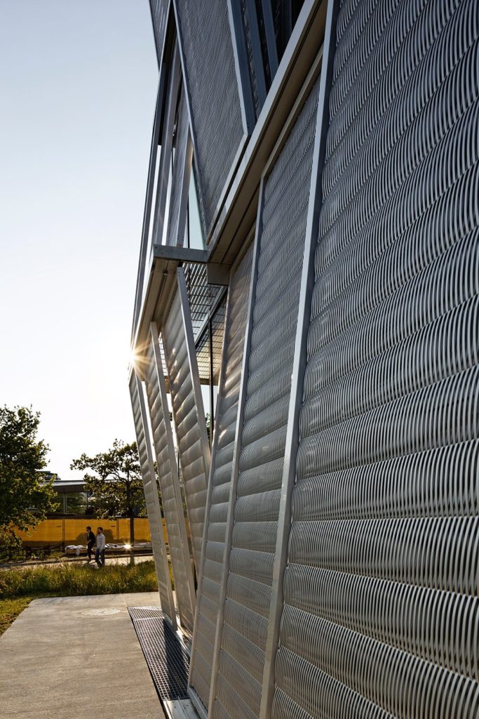 Metal mesh, Dominique Perrault Architecture