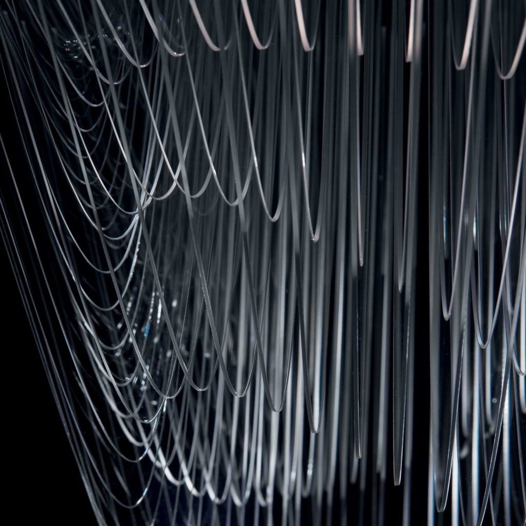Pendant light, Aria Suspension by Zaha Hadid