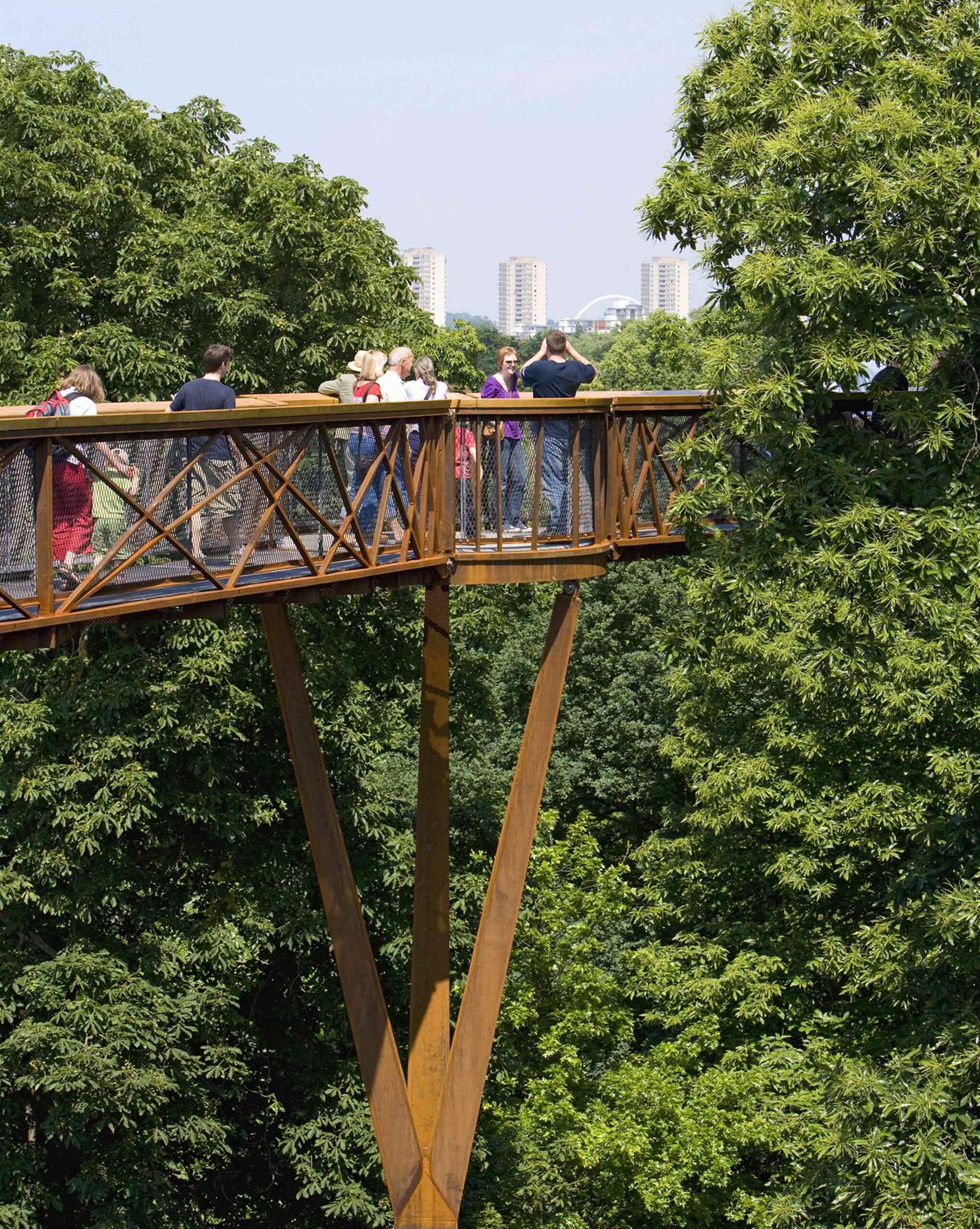 Kew Gardens Treetop Walkway by Marks Barfield Architects