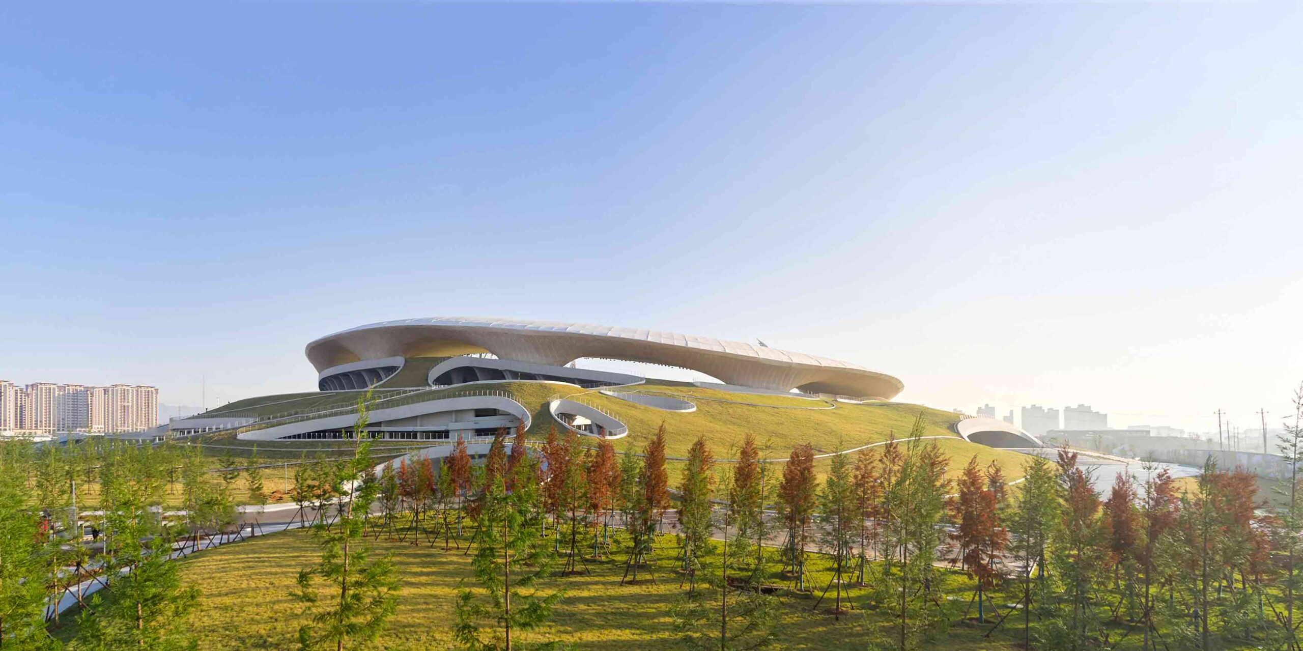 Quzhou Stadium by MAD Architects