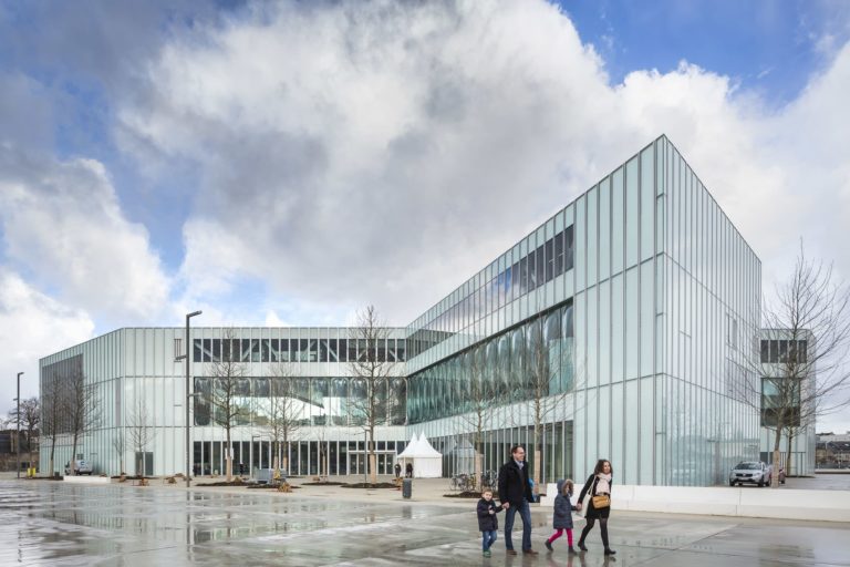 Behind the Building: Bibliothèque Alexis de Tocqueville by OMA