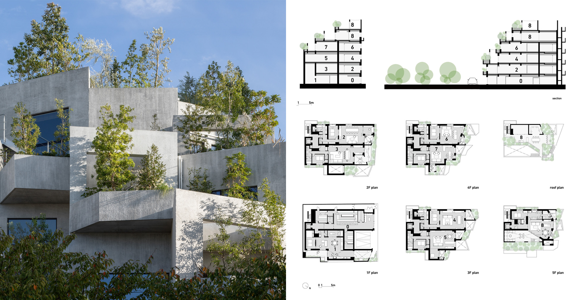 Form, Function, Flow: 7 Projects Exploring Stacked Volumes in Plan and Section