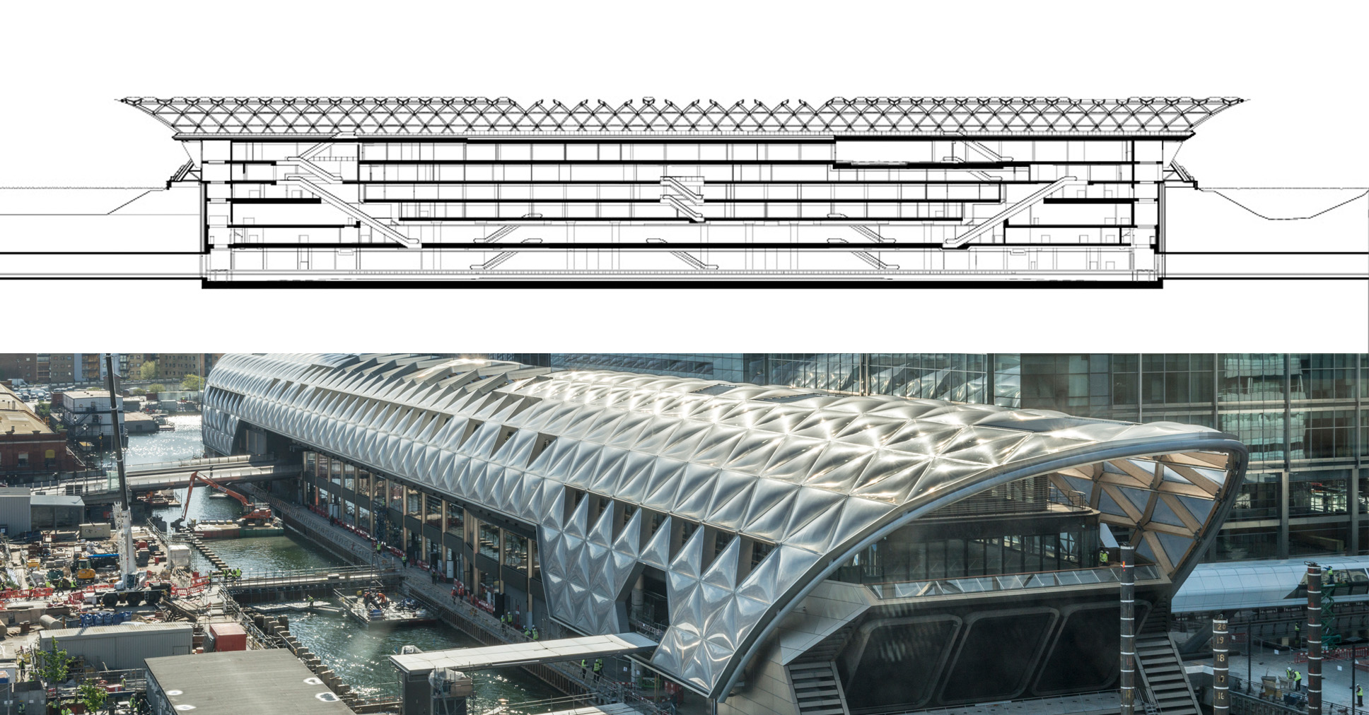 Architectural Drawings 8 Iconic Train Stations in Plan and Section